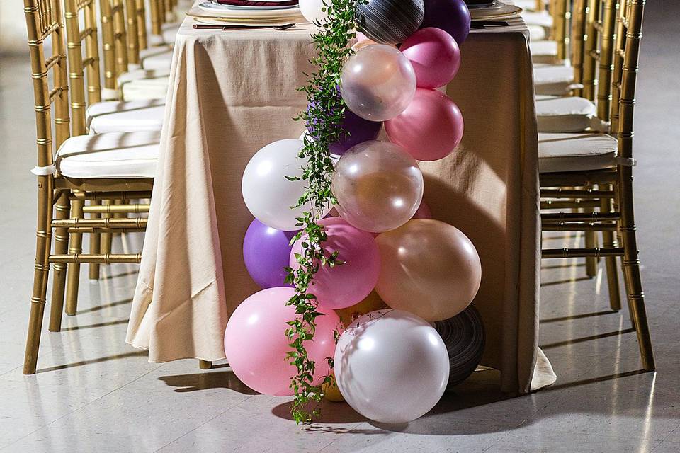 Whimsical Balloon Wedding