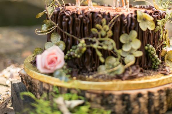 Rustic wedding cake​