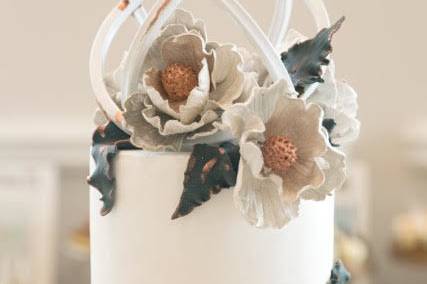 Gum paste floral cake