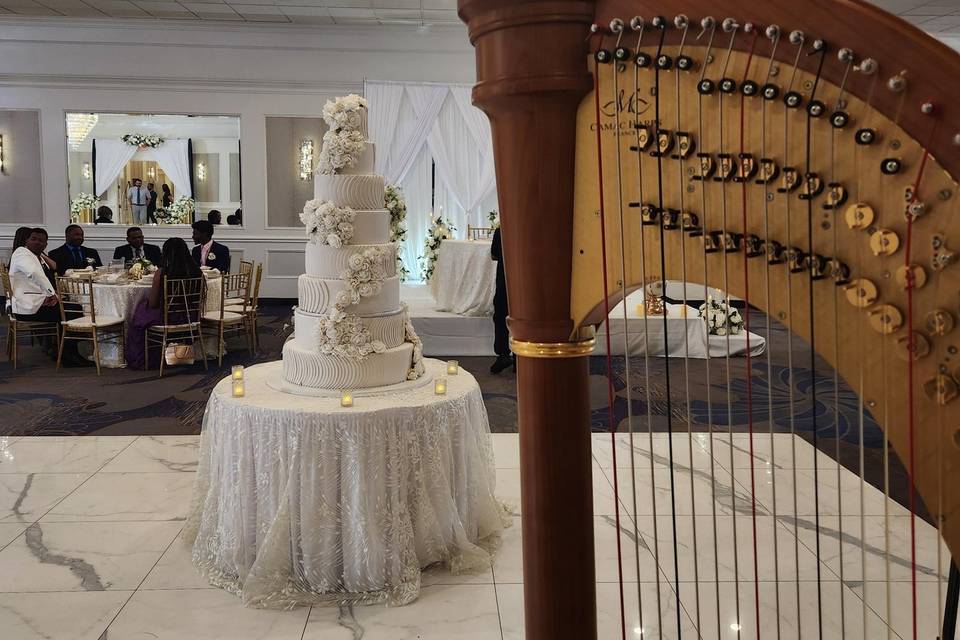 View of the Wedding Cake