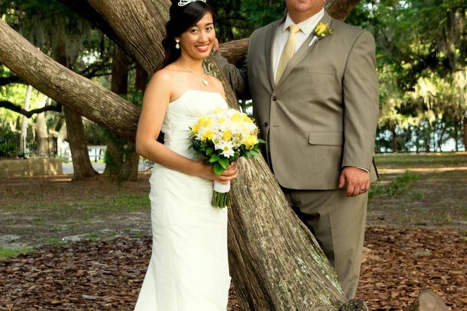 Bride and groom