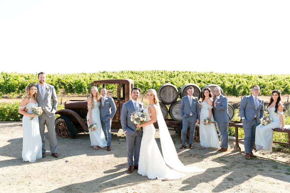 Vintage Truck Bridal Party