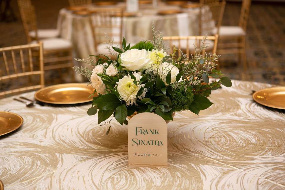 Custom Table Numbers