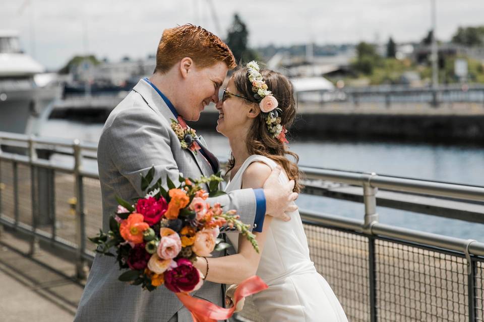 Ballard Locks Wedding