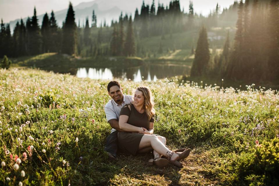 Mount Rainier Engagement