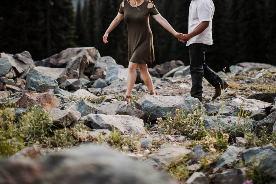 Mount Rainier Engagement