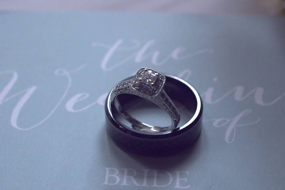 Matt & Jen Wedding Ring Closeup