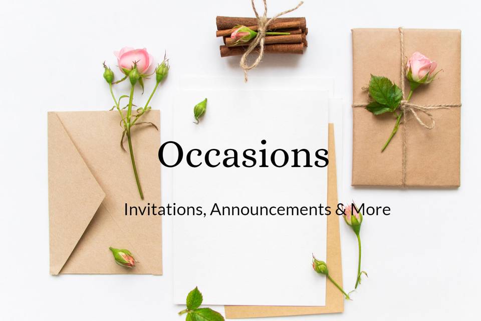 Occasions - Invitations & Announcements
