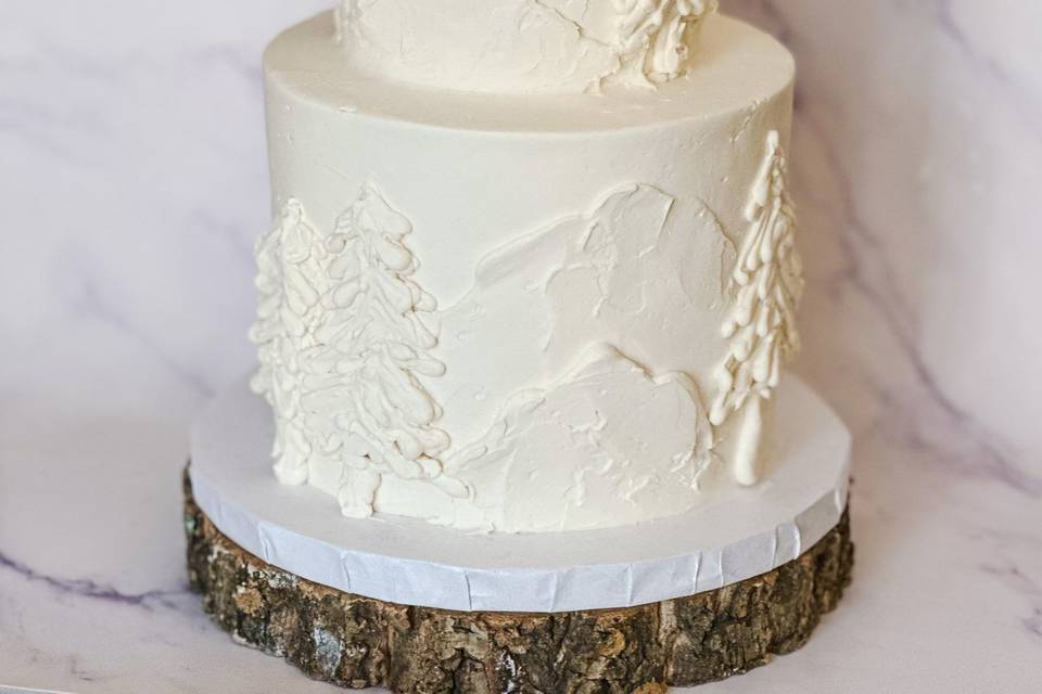 White mountain cake