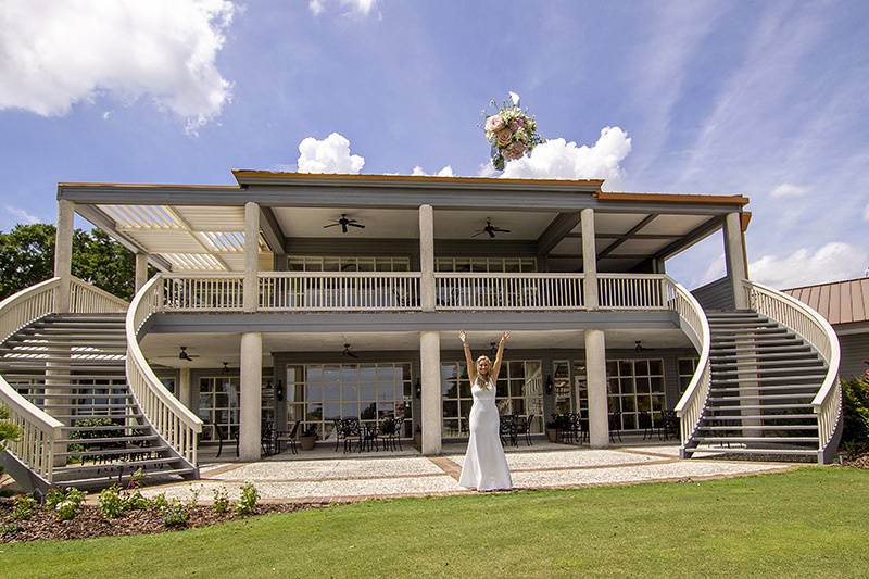 Clubhouse and Tabby Steps