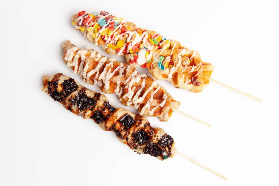 Waffle sticks