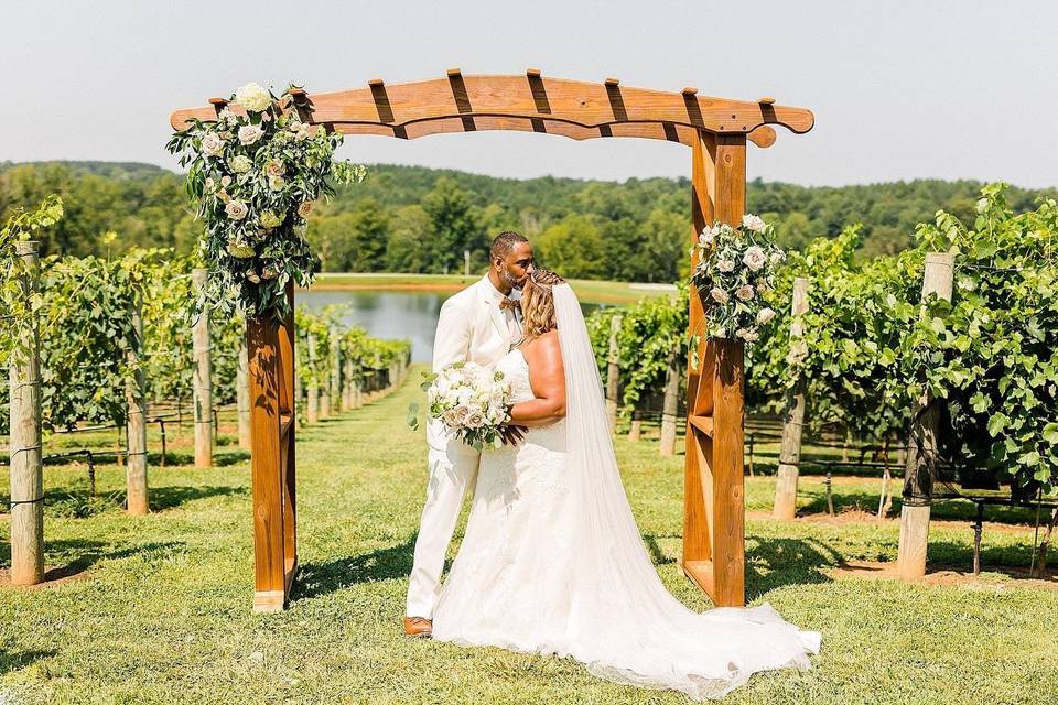 Bride and Groom at the Altar
