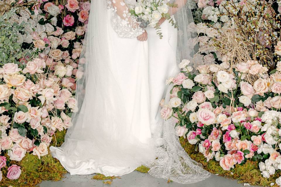 Brides with flowers