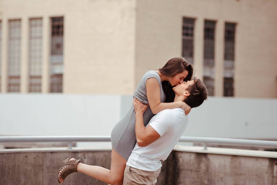 Rooftop Couples Session