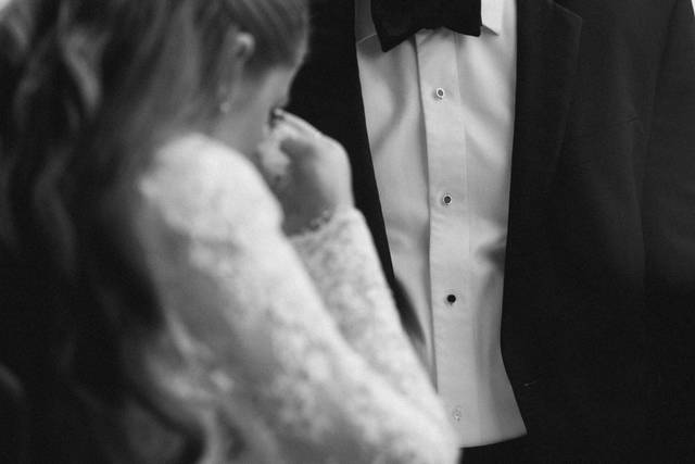 Bride with her father