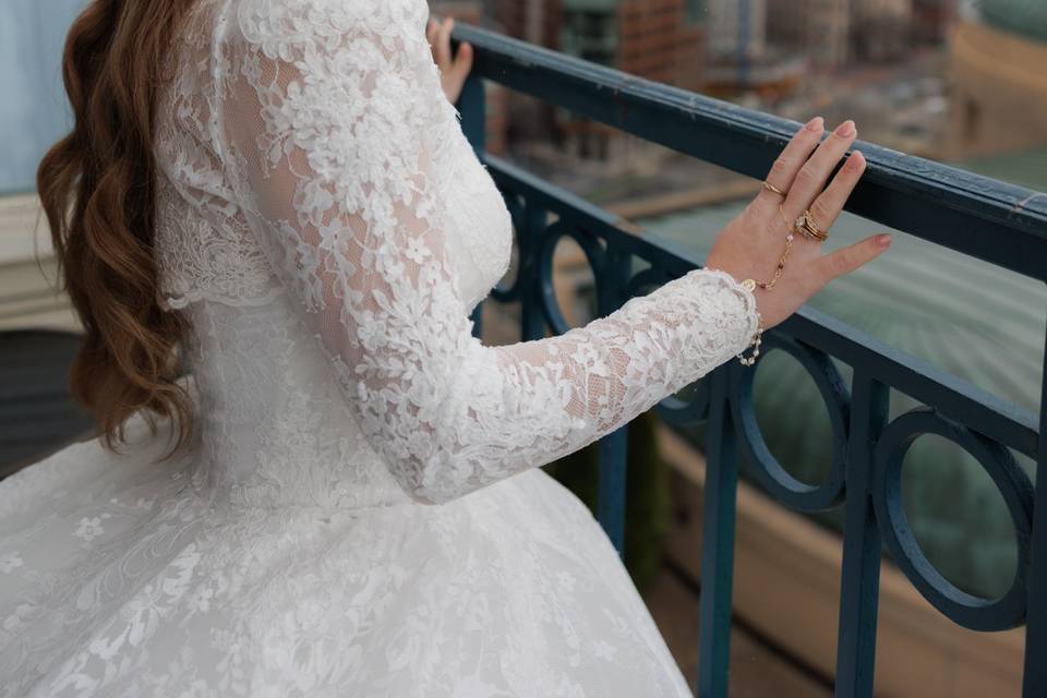 A bride before the wedding