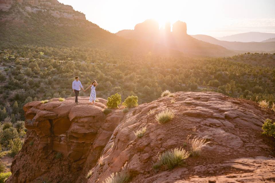 Sedona engagement photographer