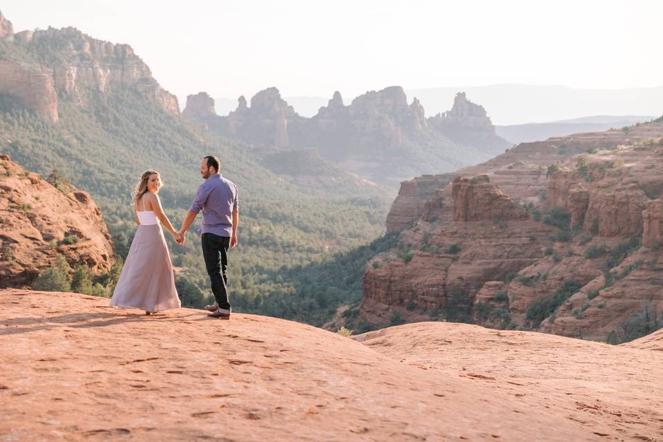 Engagement photos Sedona