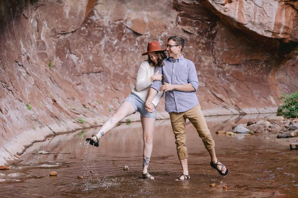 Sedona engagement photography