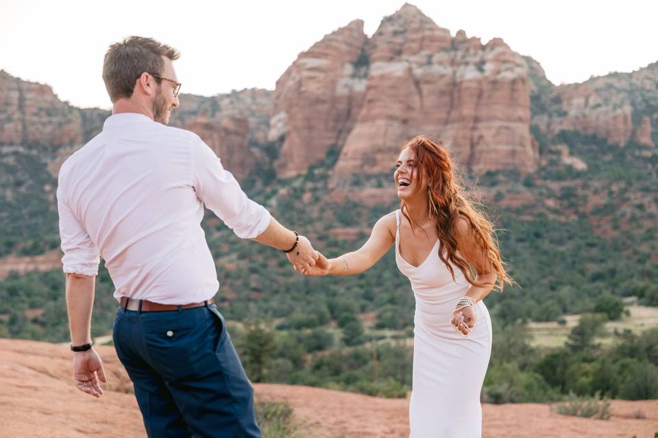 Sedona elopement photos