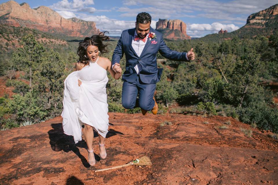 Sedona elopement planning