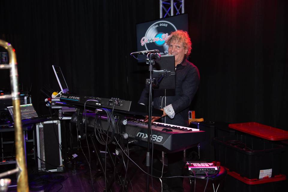 Rob rocking the keys