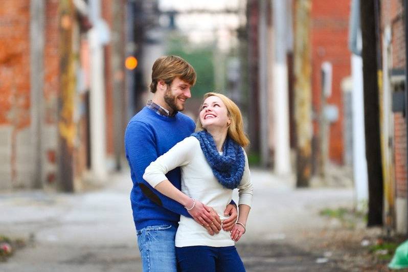 Fun engagement session - Wes Mosley Photography