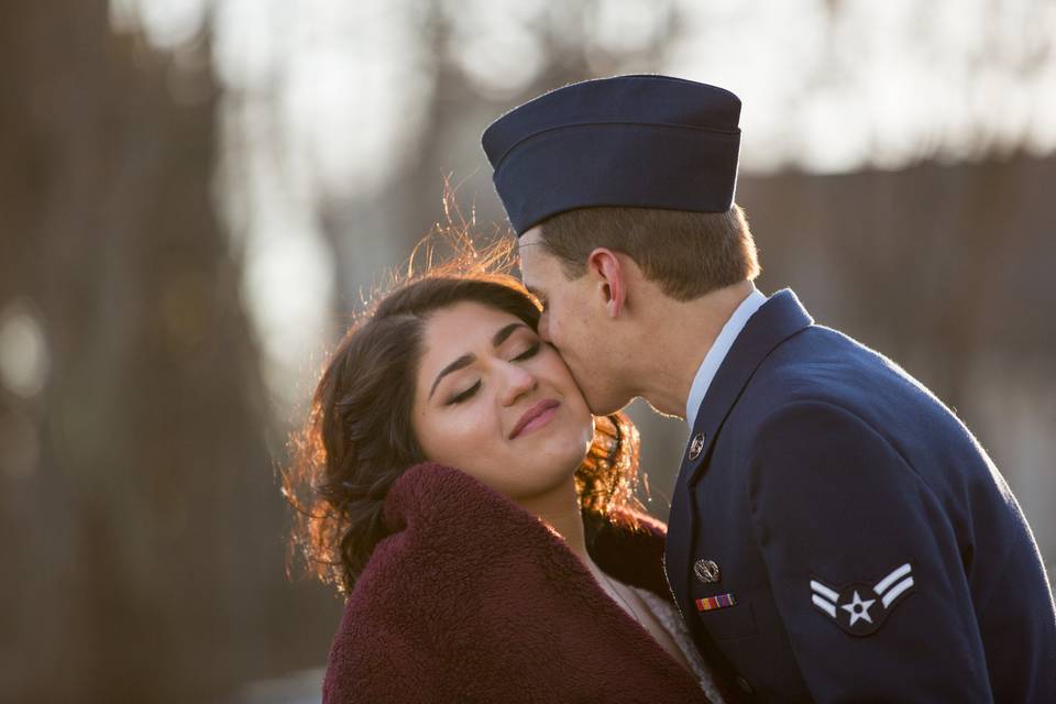 Winter kiss