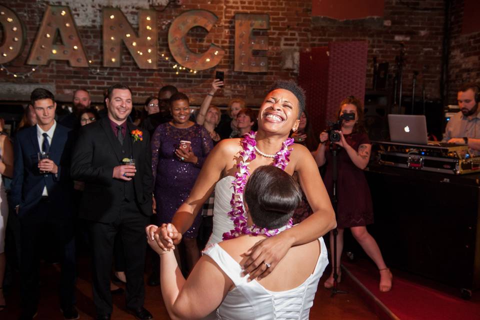First Dance laughter