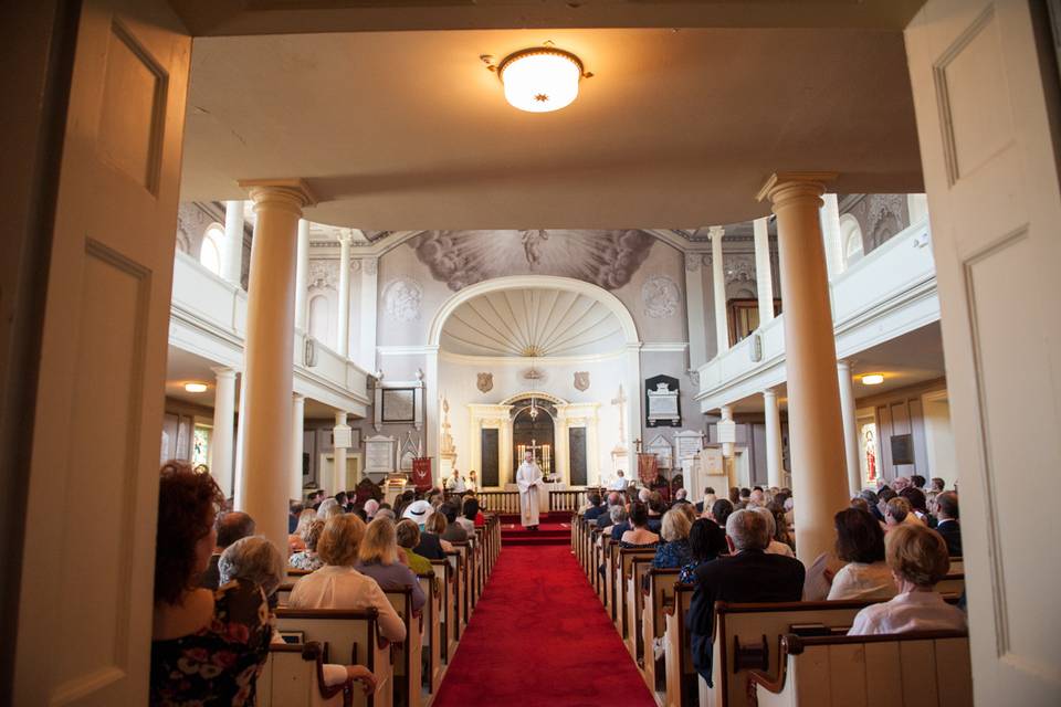 Portsmouth, NH church wedding