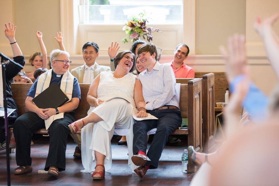 Sweet church ceremony