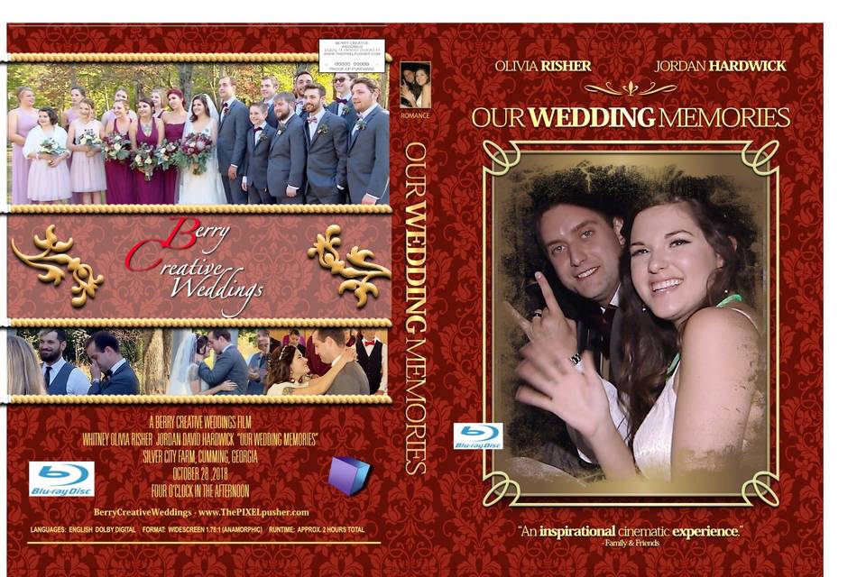 Blu-ray disc cover and back