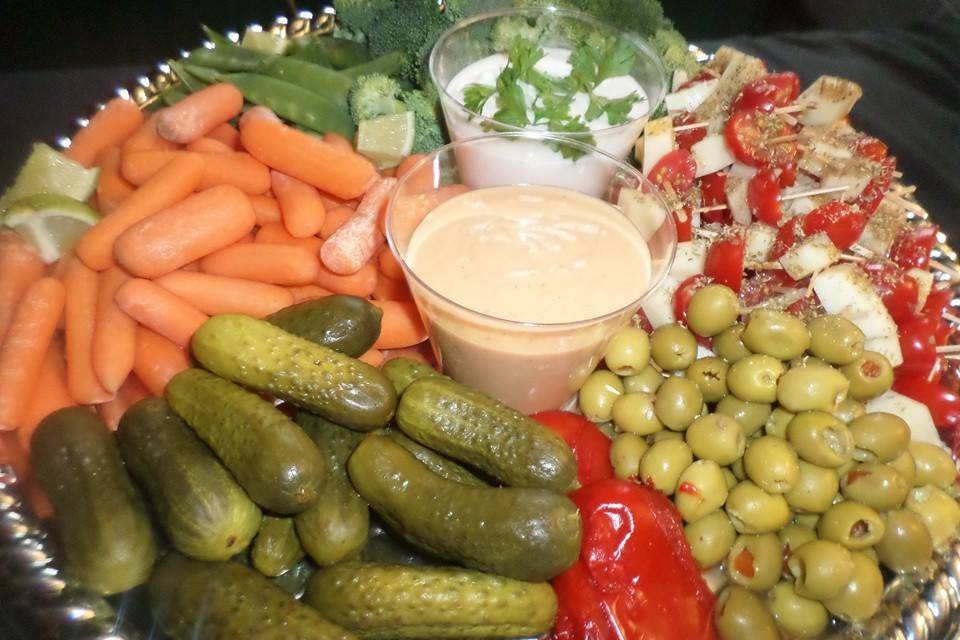 Vegetable platters