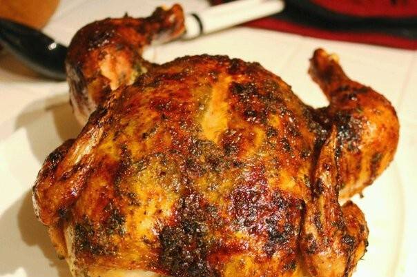 Roasted chicken