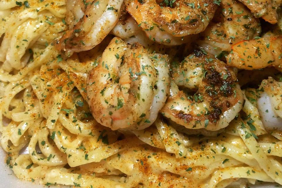 Shrimp pasta