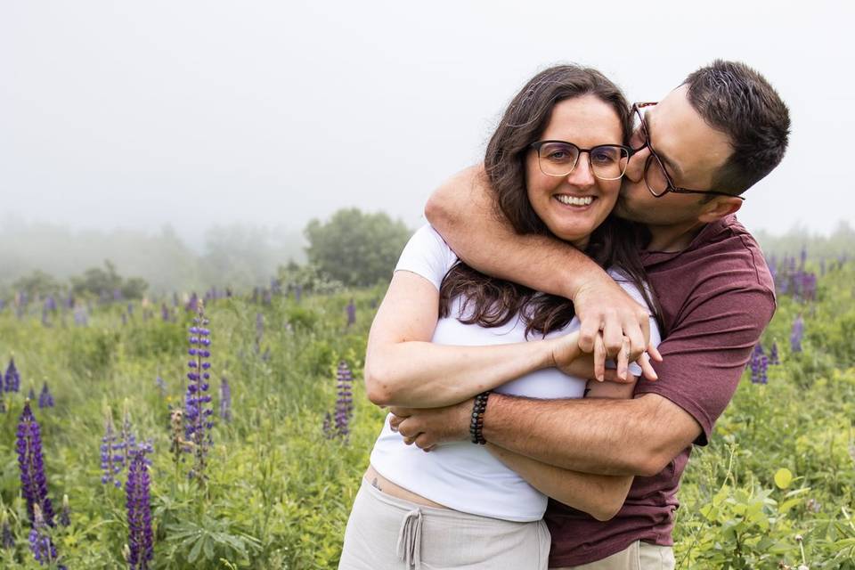 Lupines Couple Session