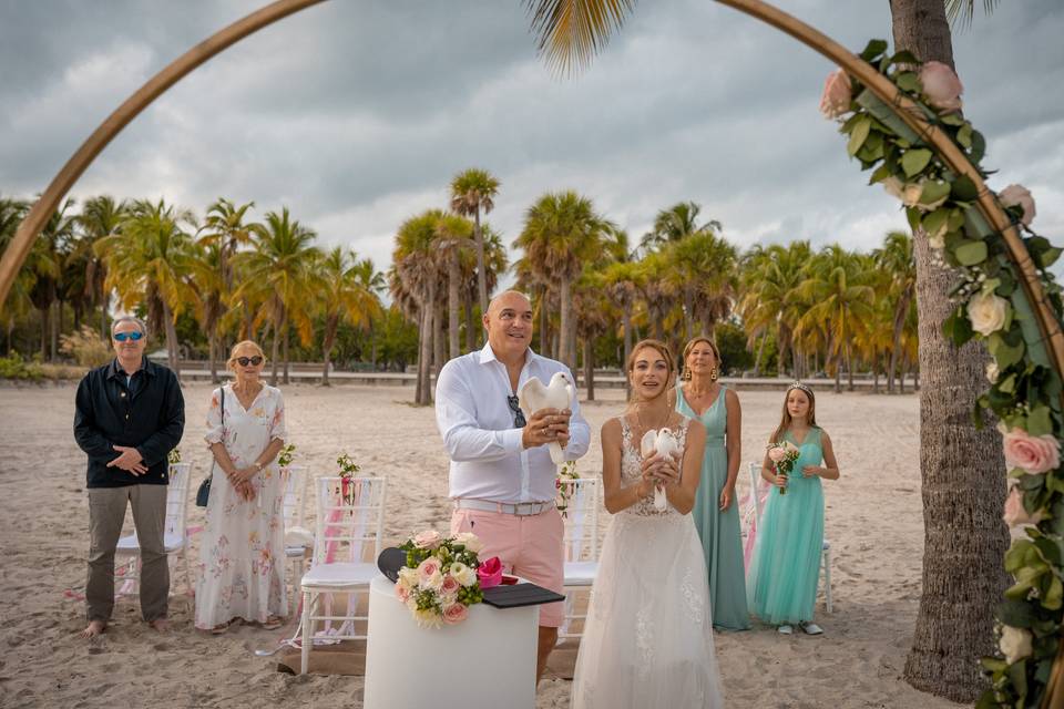 Beach Wedding Sandra & Emeric