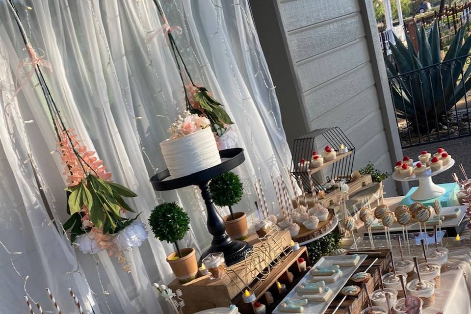 Wedding dessert table