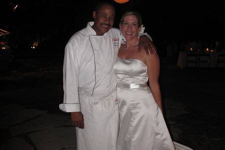 The bride with chef