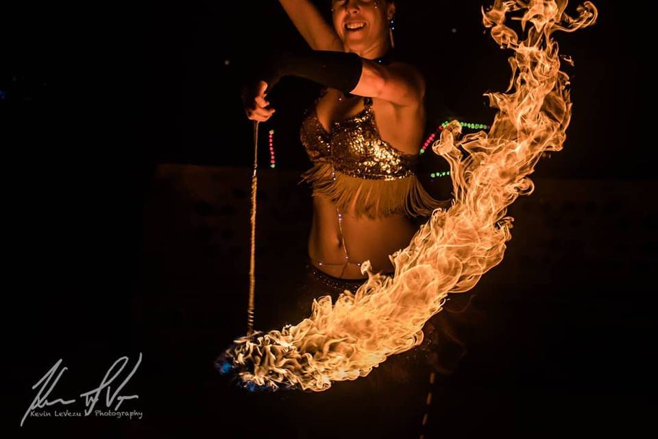 Mystica Fiora - Fire, LED and Belly Dancer