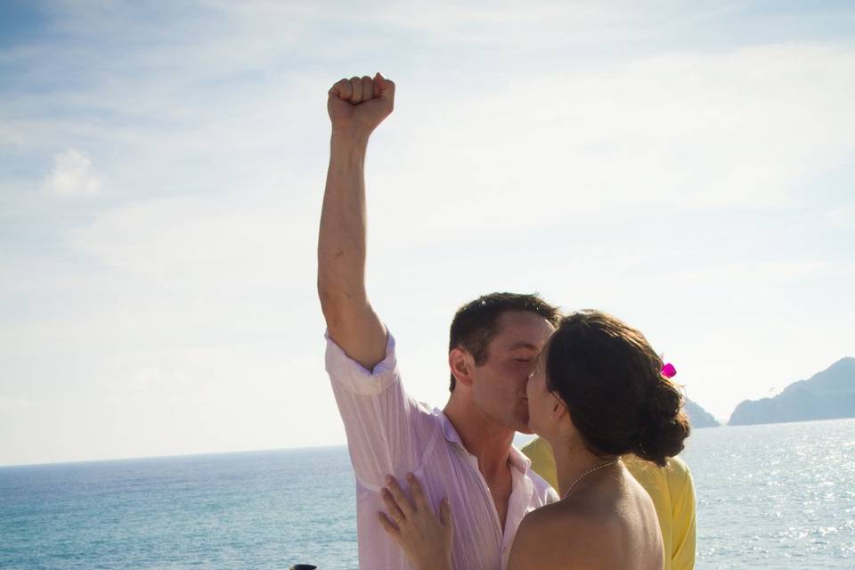 Seaside ceremony