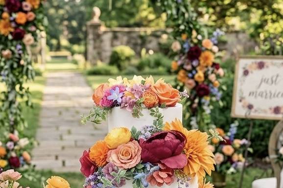 Vibrant garden