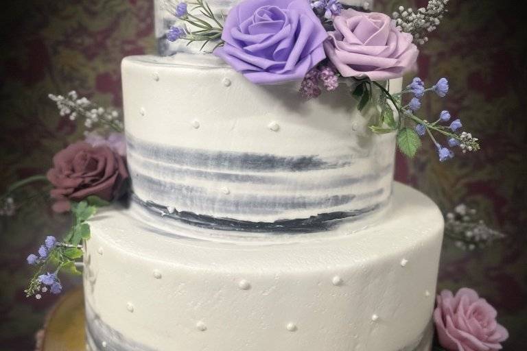 Splash of purple