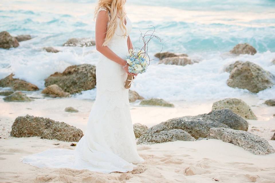 Bride by the sea