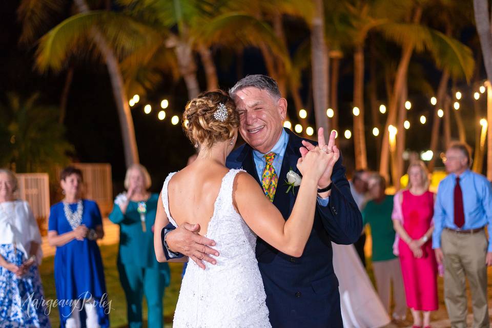 Father and daughter dance