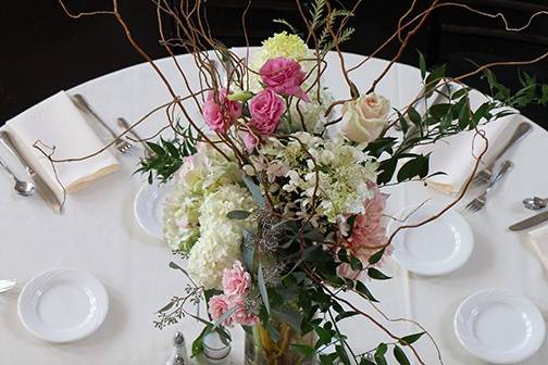 Overhead View of Centerpiece