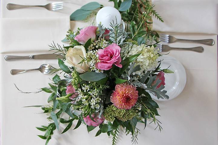 Overhead View of Centerpiece