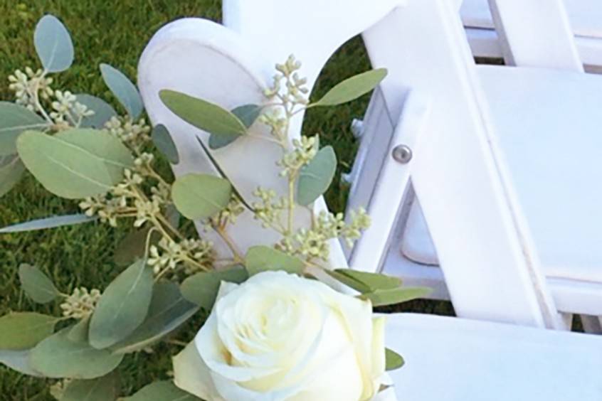 Wedding Ceremony Chair Flower