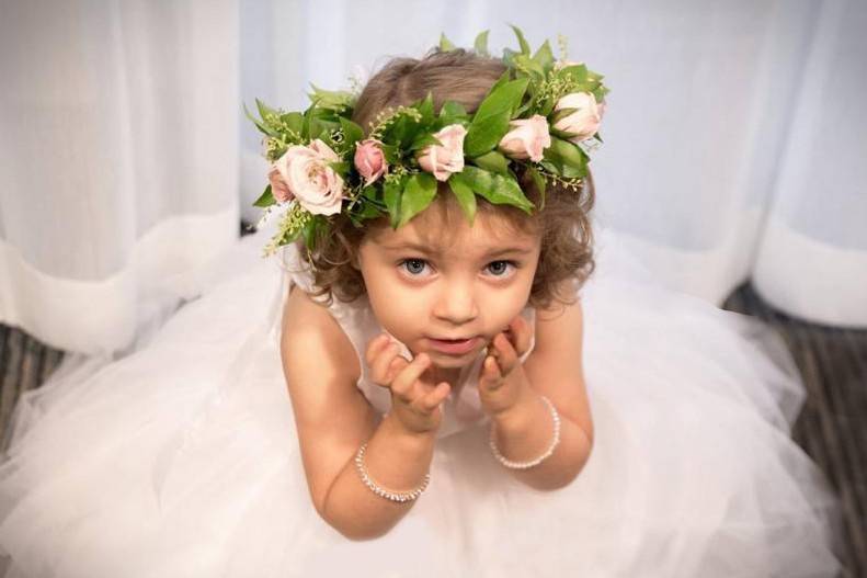 Fresh Floral Head Wreath