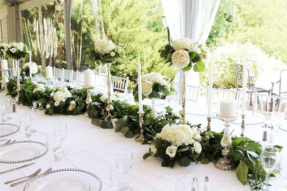 Wedding Reception Head Table